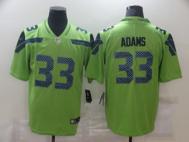 Men’s Seattle Seahawks Jamal Adams #33 Green Jersey