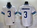 Men’s Seattle Seahawks Nick Emmanwori #3 White Alternate Jersey