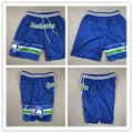Mens Seattle Seahawks Nike Royal Throwback  Shorts