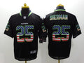 Men’s Seattle Seahawks Richard Sherman #25 Black Jersey