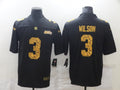 Men’s Seattle Seahawks Russell Wilson #3 Black Jersey