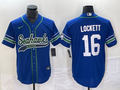 Men’s Seattle Seahawks Tyler Lockett #16 Royal Alternate Legend Jersey Joint Edition