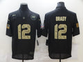Men’s Tampa Bay Buccaneers #12 Tom Brady Black Jersey