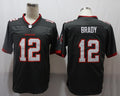 Men’s Tampa Bay Buccaneers #12 Tom Brady Nike Pewter Alternate Vapor Limited Jersey