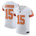 Mens Tampa Bay Buccaneers #15 Tez Johnson Nike White Retro Vapor F.U.S.E. Limited Jersey
