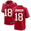 Men’s Tampa Bay Buccaneers #18 Tyler Johnson Nike Red Game Football Jersey