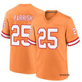 Mens Tampa Bay Buccaneers #25 Jacob Parrish Nike Orange Retro Vapor F.U.S.E. Limited Jersey
