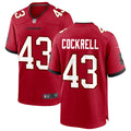 Mens Tampa Bay Buccaneers #43 Ross Cockrell Nike Home Red Vapor Limited Jersey