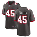 Mens Tampa Bay Buccaneers #45 Josiah Trotter Nike Pewter Alternate F.U.S.E. Vapor Limited Jersey