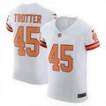 Mens Tampa Bay Buccaneers #45 Josiah Trotter Nike White Retro Vapor F.U.S.E. Limited Jersey