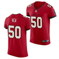 Mens Tampa Bay Buccaneers #50 Vita Vea Nike Home Red Vapor Limited Jersey