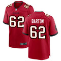Mens Tampa Bay Buccaneers #62 Graham Barton Nike Home Red F.U.S.E. Vapor Limited Jersey