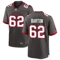Mens Tampa Bay Buccaneers #62 Graham Barton Nike Pewter Alternate F.U.S.E. Vapor Limited Jersey
