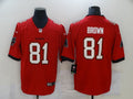 Men’s Tampa Bay Buccaneers #81 Antonio Brown Nike Red Game Football Jersey