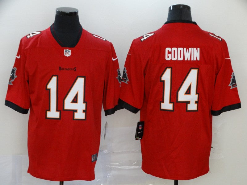 Men’s Tampa Bay Buccaneers Chris Godwin #14 Red Vapor Limited Jersey