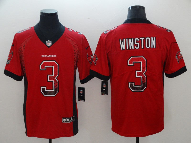 Men’s Tampa Bay Buccaneers Jameis Winston #3 Red Jersey