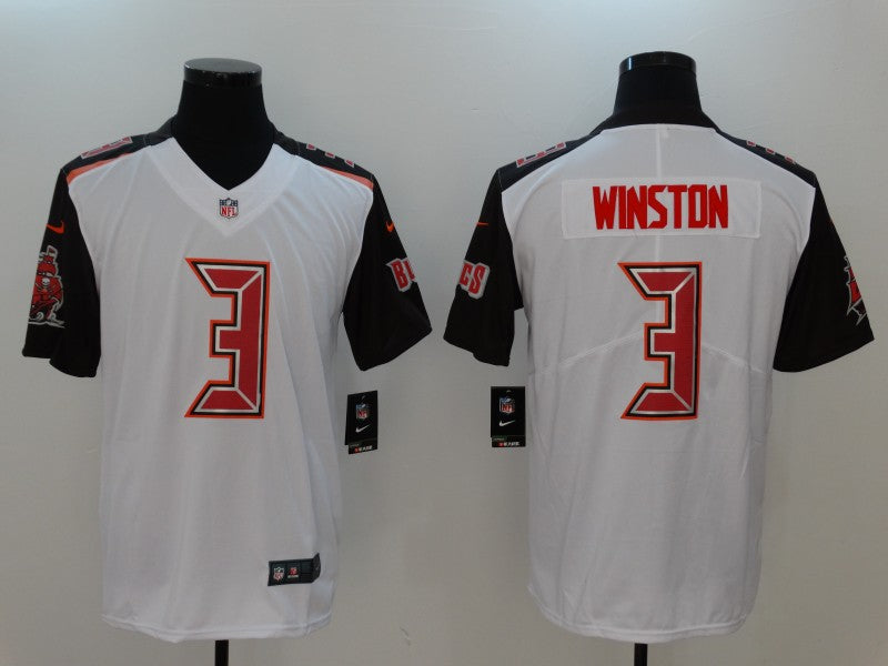 Men’s Tampa Bay Buccaneers Jameis Winston #3 White Team Jersey