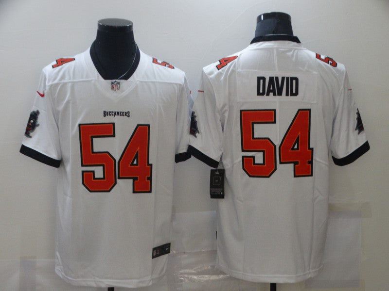 Men’s Tampa Bay Buccaneers Lavonte David #54 White Jersey