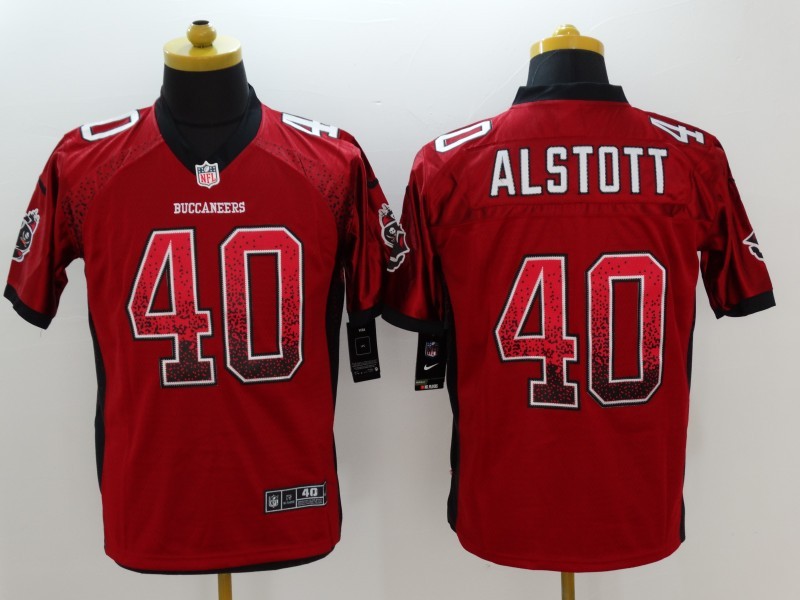 Men’s Tampa Bay Buccaneers Mike Alstott #40 Red Jersey