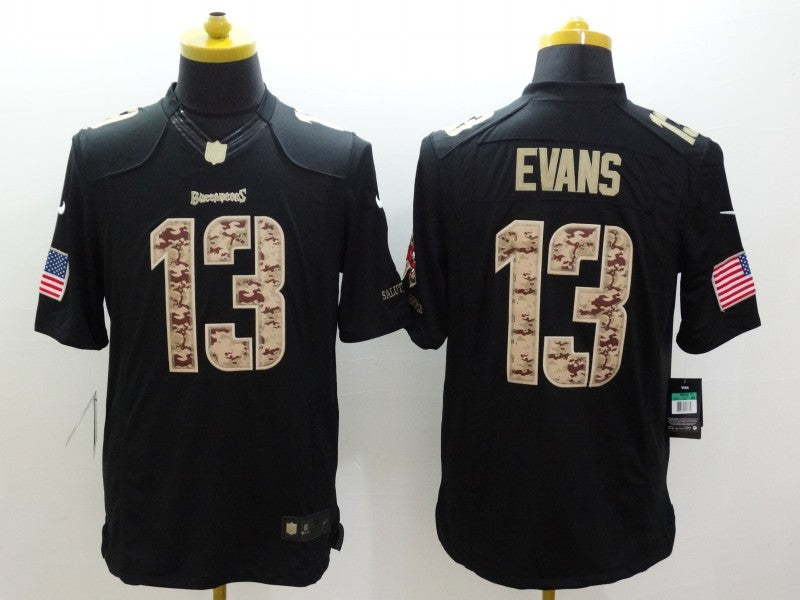 Men’s Tampa Bay Buccaneers Mike Evans #13 Black Jersey