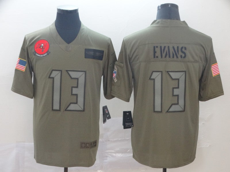Men’s Tampa Bay Buccaneers Mike Evans #13 Brown Jersey