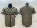 Men’s Tampa Bay Buccaneers Olive 2022 Salute To Service Retired Limited Blank Jersey