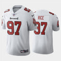 Mens Tampa Bay Buccaneers Retired Player #97 Simeon Rice Nike White Vapor Limited Jersey