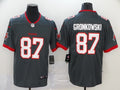 Men’s Tampa Bay Buccaneers Rob Gronkowski #87 Gray Vapor Limited Jersey