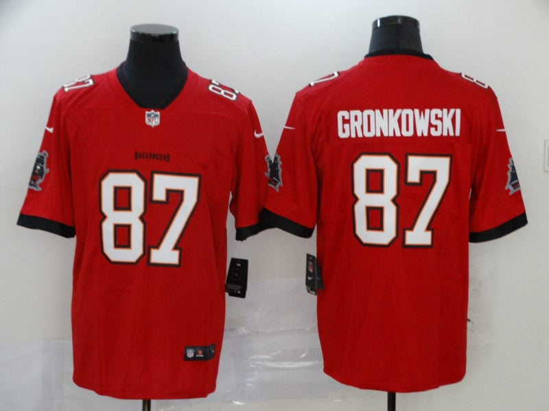 Men’s Tampa Bay Buccaneers Rob Gronkowski #87 Red Jersey