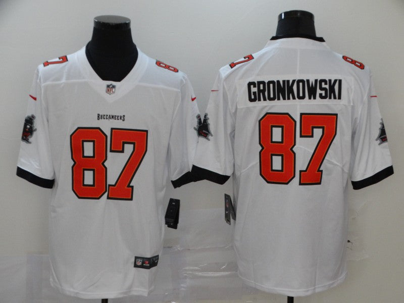 Men’s Tampa Bay Buccaneers Rob Gronkowski #87 White Jersey