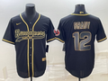 Men’s Tampa Bay Buccaneers Tom Brady #12 Black Jersey Joint Edition