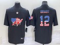 Men’s Tampa Bay Buccaneers Tom Brady #12 Black Jersey