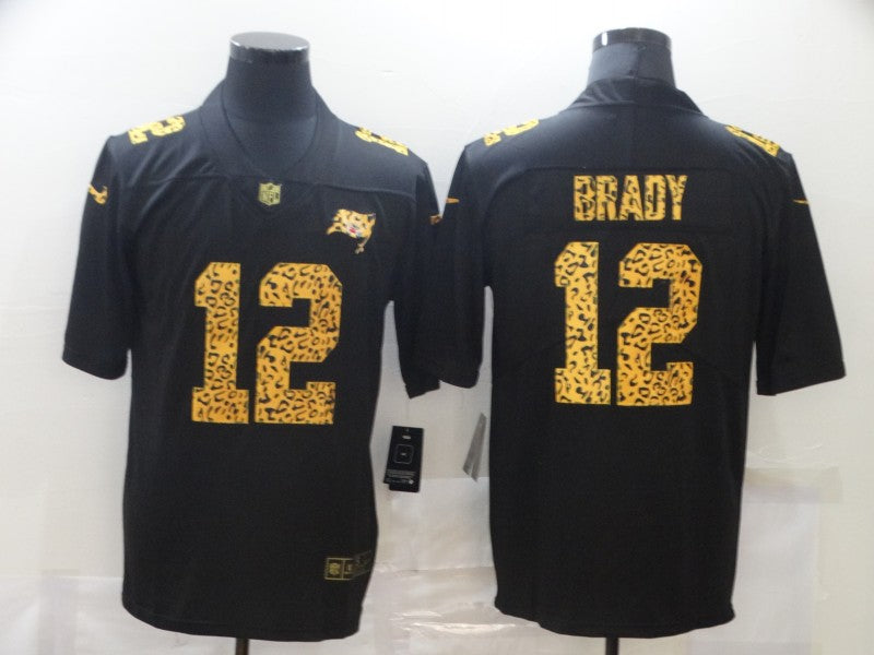 Men’s Tampa Bay Buccaneers Tom Brady #12 Black Jersey