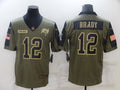 Men’s Tampa Bay Buccaneers Tom Brady #12 Brown Jersey