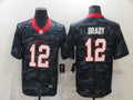 Men’s Tampa Bay Buccaneers Tom Brady #12 Gray Camouflage Jersey