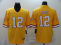 Men’s Tampa Bay Buccaneers Tom Brady #12 Yellow Jersey