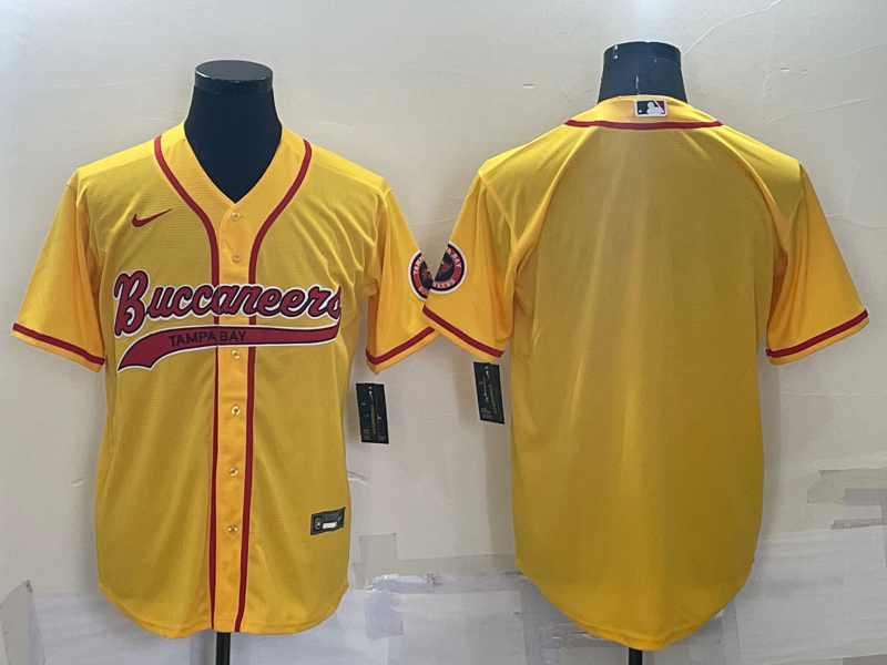 Men’s Tampa Bay Buccaneers Yellow Blank Jersey