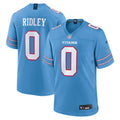 Mens Tennessee Titans #0 Calvin Ridley Nike 2026 Light Blue Vapor F.U.S.E. Limited Jersey