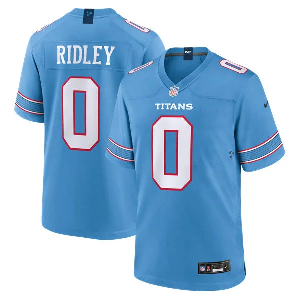 Mens Tennessee Titans #0 Calvin Ridley Nike 2026 Light Blue Vapor F.U.S.E. Limited Jersey