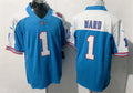 Mens Tennessee Titans #1 Cam Ward Blue White Gratitude F.U.S.E. Limited Jersey