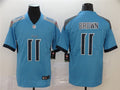 Men’s Tennessee Titans #11 A. J. Brown Nike Light Blue Vapor Untouchable Limited Jersey