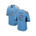 Mens Tennessee Titans #12 Mason Kinsey Nike Light Blue Alternate Vapor Untouchable Limited Jersey