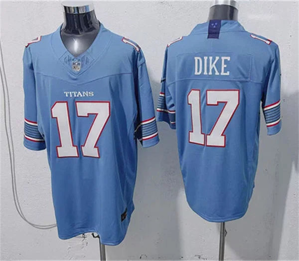 Mens Tennessee Titans #17 Chimere Dike Nike 2026 Light Blue Vapor F.U.S.E. Limited Jersey