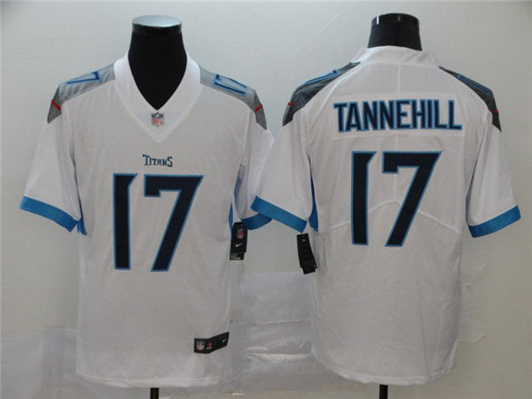 Men’s Tennessee Titans #17 Ryan Tannehill Nike White Vapor Untouchable Limited Jersey