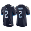 Mens Tennessee Titans #2 Robert Woods Nike Navy Vapor Untouchable Limited Jersey