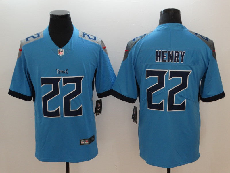 Men’s Tennessee Titans #22 Derrick Henry Nike Light Blue Vapor Untouchable Limited Jersey