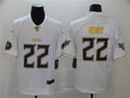 Men’s Tennessee Titans #22 Derrick Henry  White Gold Retro Football Jersey