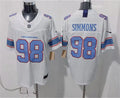 Mens Tennessee Titans #98 Jeffery Simmons Nike 2026 White Vapor F.U.S.E. Limited Jersey