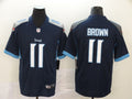 Men’s Tennessee Titans A.J. Brown #11 Navy Jersey