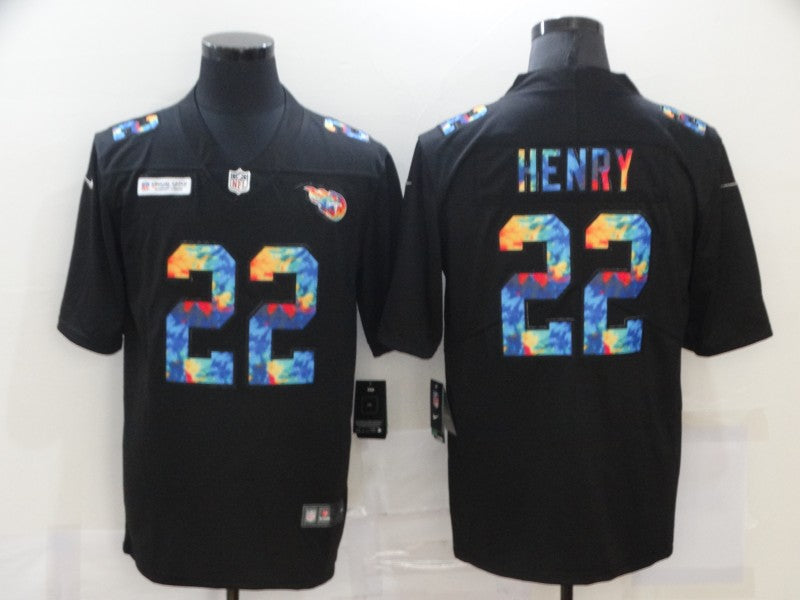 Men’s Tennessee Titans Derrick Henry #22 Black Jersey
